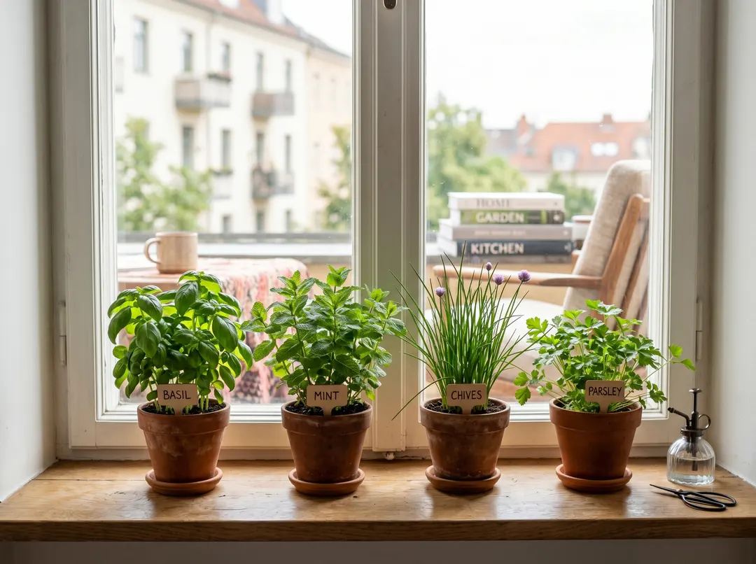 Aromates en appartement