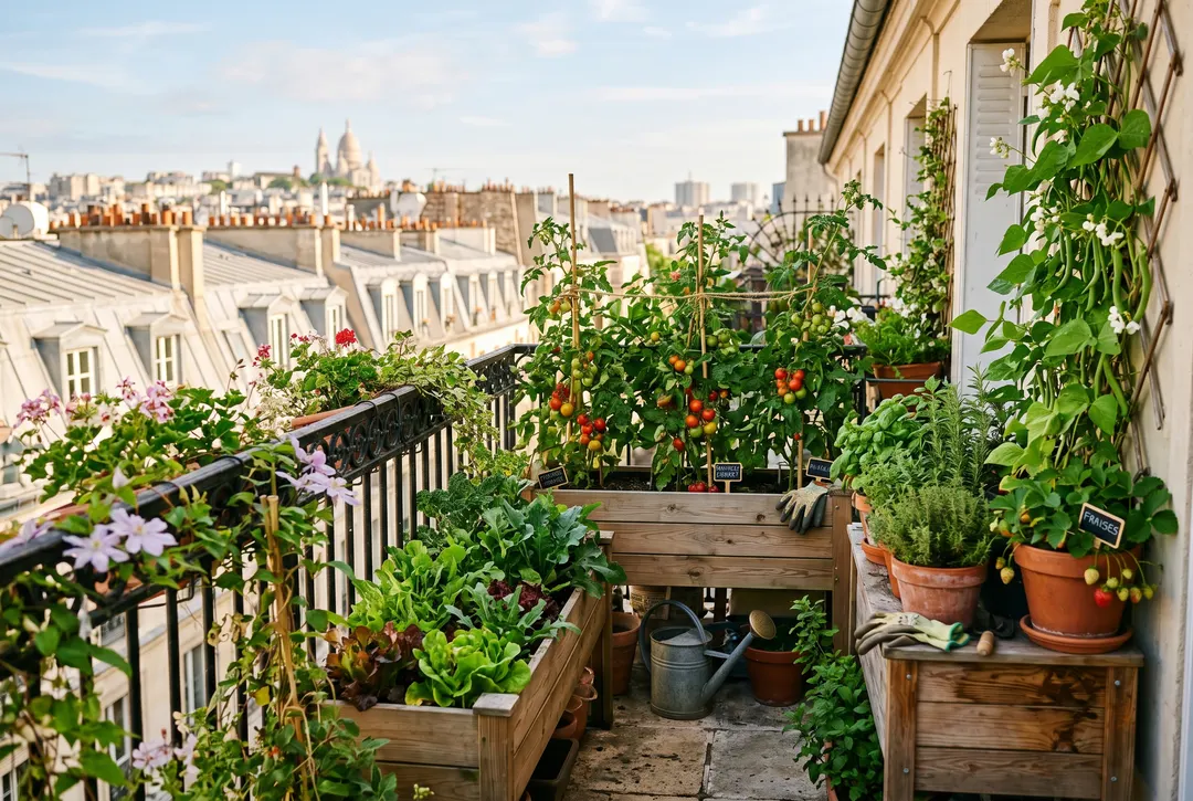 Espaces du potager urbain