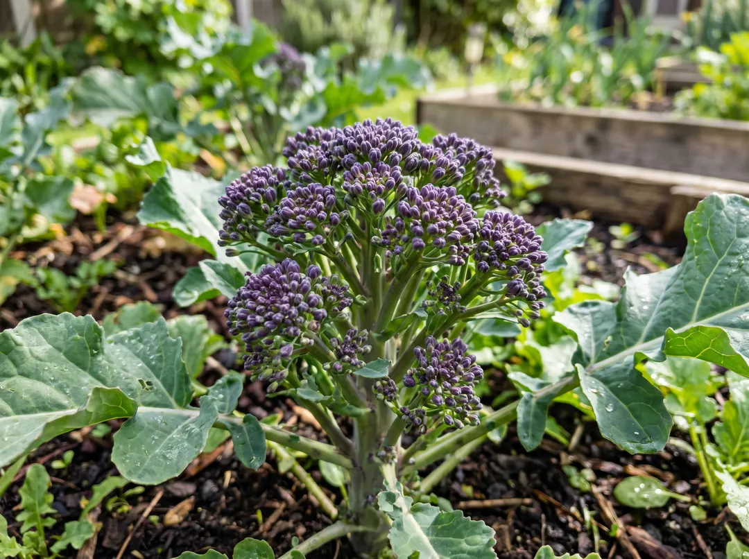 Brocoli à jets violet