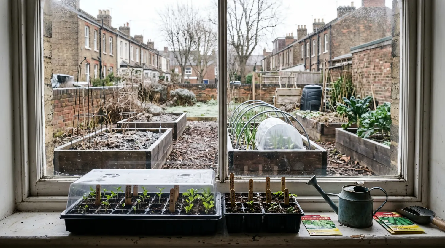 Le potager urbain au mois de février