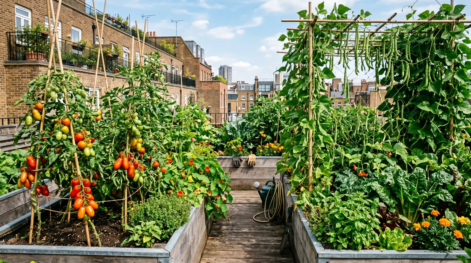 Le potager urbain au mois de juillet