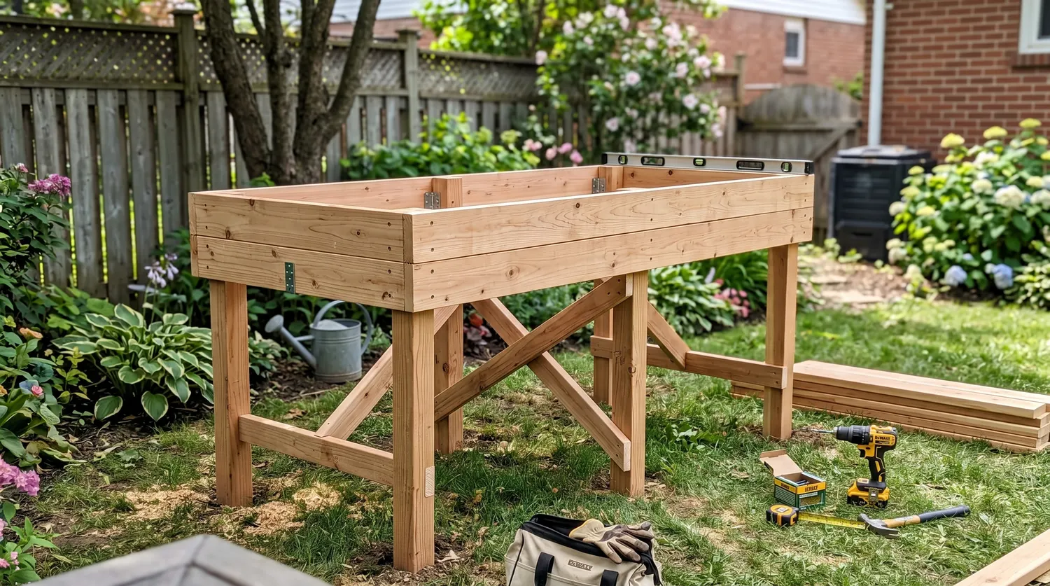 Fabriquer un potager surélevé