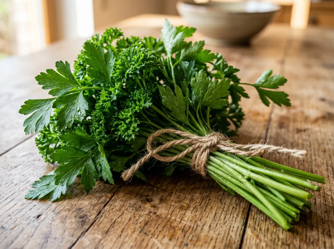 Persil à couper en pot