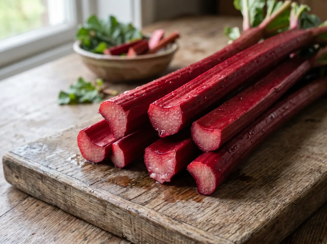 Rhubarbe rouge