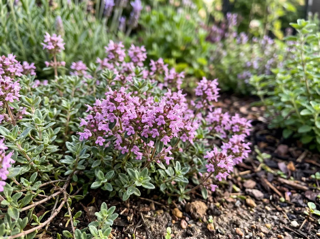 Thym en fleurs