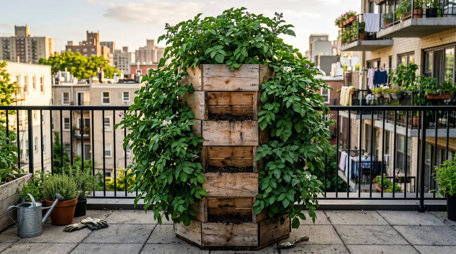 Tour à pommes de terre